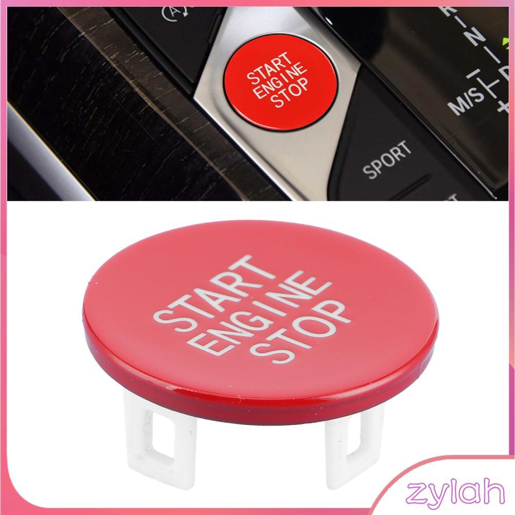 Zylah-th Zylah-th สีแดงเครื่องยนต์ปุ่มหยุดสวิทช์เปลี่ยนสำหรับ 3 Series G20 G05 X5 G06 X6 G07 x7 ของค