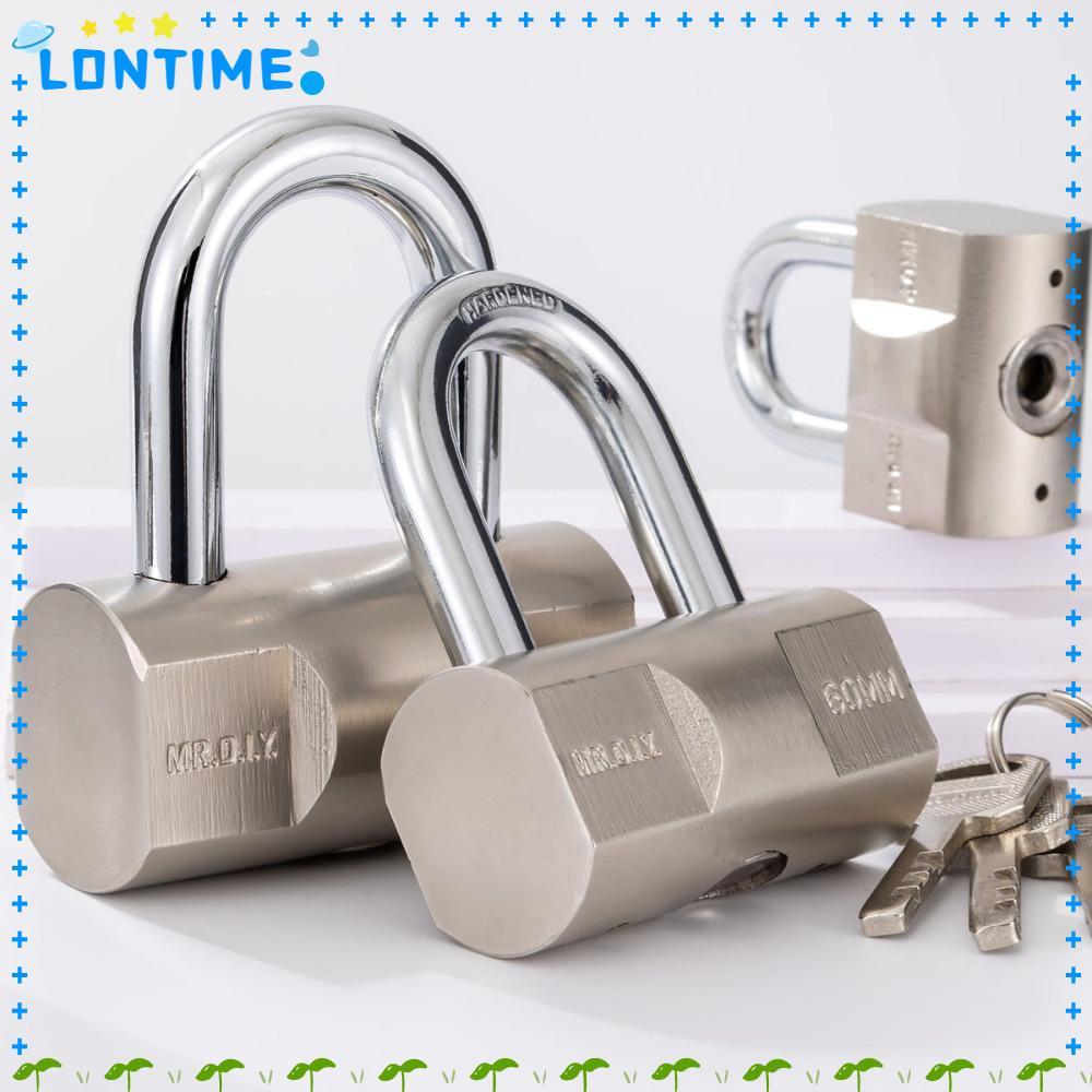 LONTIME กุญแจสําหรับงานหนัก, ล็อครักษาความปลอดภัยสแตนเลสกันสนิม, ทนทานพร้อมปุ่มกันน้ํากุญแจกันขโมยอย่างปลอดภัยกลางแจ้งยิมหอพักประตูตู้