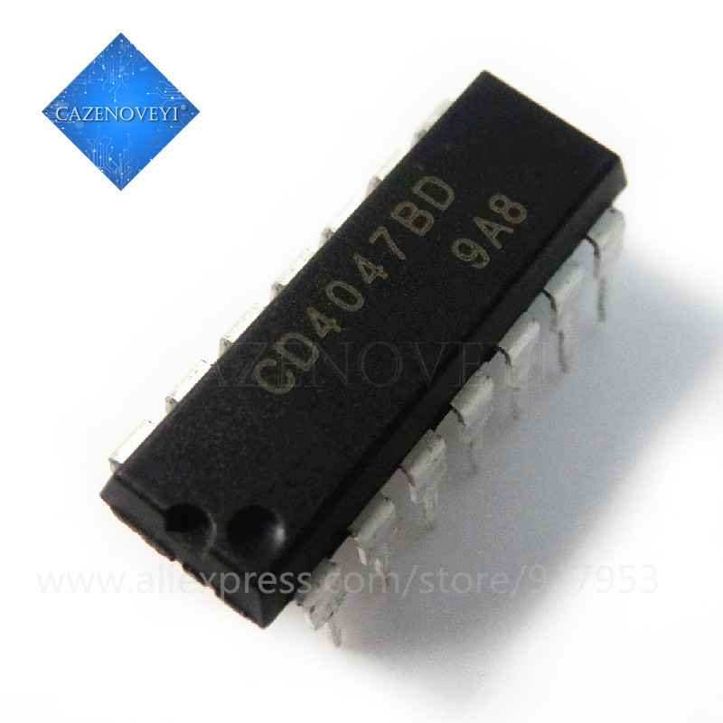 10 ชิ้น CD4047BE DIP14 CD4047 DIP 4047BE ชิป IC ใหม่และต้นฉบับ