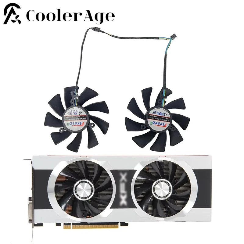 IFan การ์ด 85 มม.FD9015U12S สําหรับ XFX Sapphire FX-797A/G HD 7950 7970 HD7970 เปลี่ยนกราฟิกการ์ดพัด