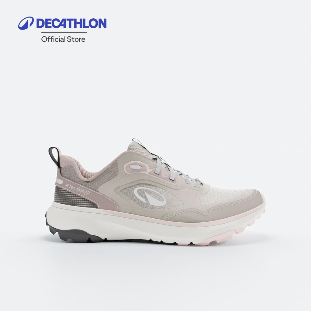 Decathlon Jf190 Grip Women'S Running And Trail Shoes รองเท้าวิ่งและวิ่งเทรลสำหรับผู้หญิง รุ่น Jf 190 Grip - Beige