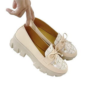 Sepatu docmart wanita Seo Loafers Terbaru Fashion korean style SP 584 Sneakers Shoes 5 cm Cewek Kekinian Premium Quality 265 Bisa Cod