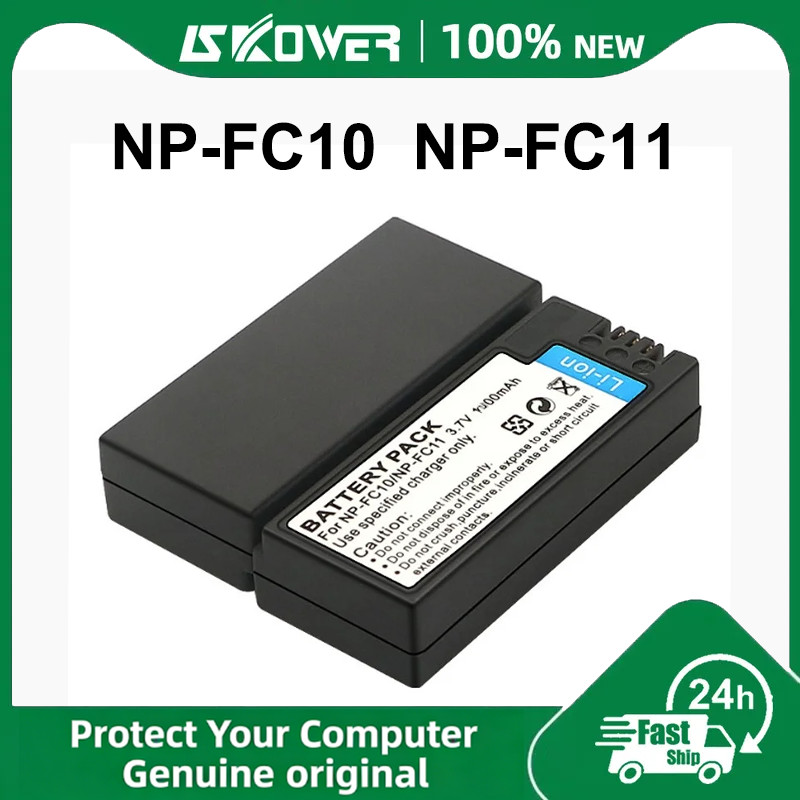 แบตเตอรี่กล้อง 1400mAh NP-FC10 NP-FC11 NP FC11 สำหรับ Sony P10 P12 P2 P3 P5 P7 P8 P9 V1 FC11 FC10 F7
