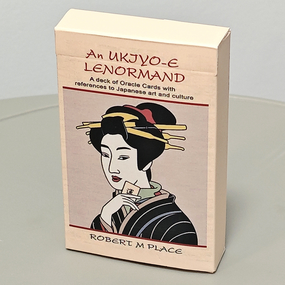 9 * 6 ซม. Ukiyo-e Lenormand เกมกระดานภาษาอังกฤษ Ukiyo-e Lenormand การ์ดเกม