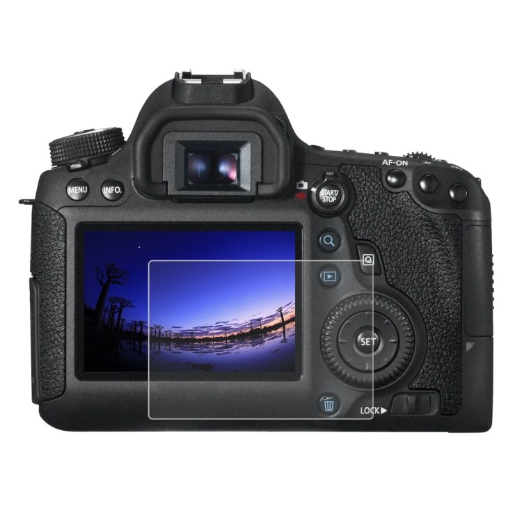 โรงงานโดยตรง PULUZ 2.5D 9H ฟิล์มกระจกนิรภัยสําหรับ Canon 6D, ใช้งานร่วมกับ Sony HX50 / HX60, Olympus