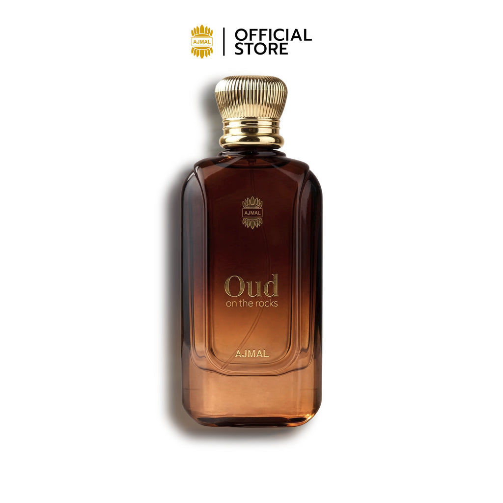 AJMAL น้ำหอมกลิ่นอูดออนเดอะร็อค Oud On The Rocks 100 ml EDP สำหรับผู้ชายและผู้หญิง หอมมั่นใจ และนุ่มนวล ติดทนนาน