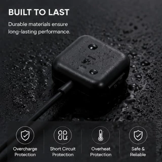 เครื่องชาร์จแบบมีสาย USB-C กันน้ําและทนต่อการสึกหรอ, สายชาร์จที่เสถียรเร็วเข้ากันได้กับ Whoop 5.0/MG Basic/One/Peak/Life, ไม่เข้ากันได้กับ Whoop 4.0 และรุ่นอายุมากกว่า