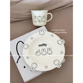 จาน จานเซรามิก insจานmiffy 3D พร้อมส่ง！！！