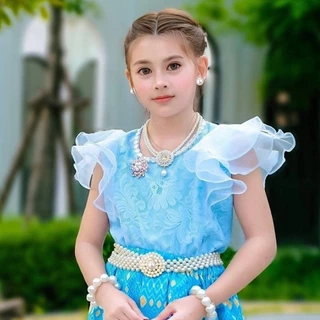 Fashion Jewele ชุดสร้อยไข่มุก สร้อยมุก พร้อมต่างหู สร้อยคอมุกแก้บนพี่สาว ส่งจากไทยได้ของเร็ว