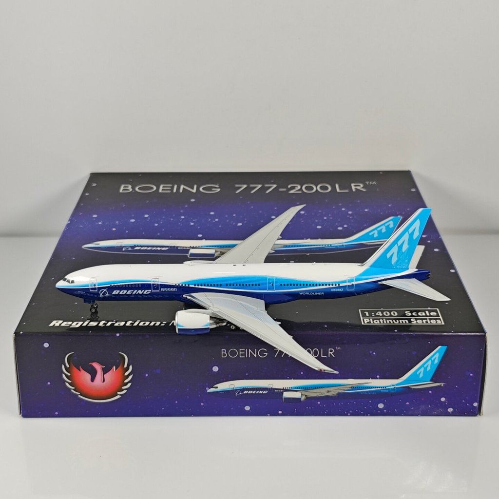 จัดส่ง 48 ชั่วโมง - Phoenix 11444 1: 400 โบอิ้งโรงงานเดิม B777-200LR N6066Z โมเดลเครื่องบินโลหะผสม