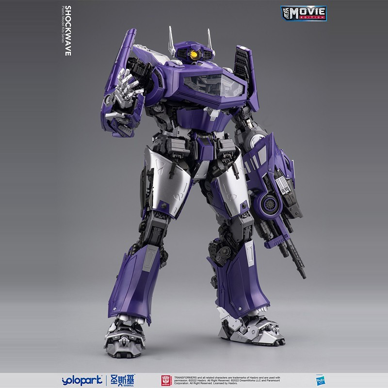 G1 Megatron Movie Shockwave Assembly ของเล่นโมเดลเครื่องประดับของสะสม