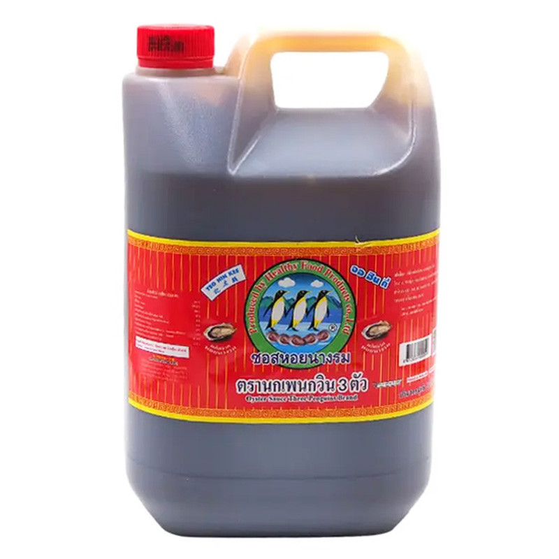 นกเพนกวิน 3 ตัว ซอสหอยนางรม 5 กก. (THREE PENGUINS Oyster Sauce 5 kg)