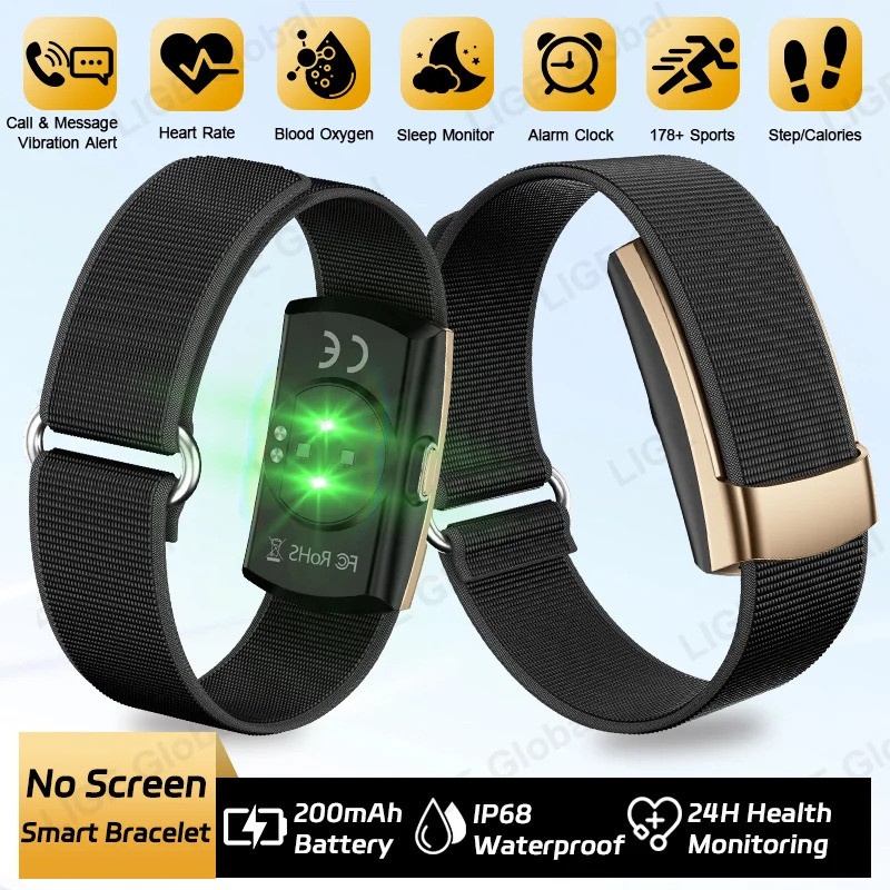 สร้อยข้อมือสมาร์ทกันน้ํา Smartband วิ่ง Pedometer กีฬาการตรวจสอบสุขภาพนาฬิกานาฬิกาปลุกการสั่นสะเทือนข้อความ Call Alert
