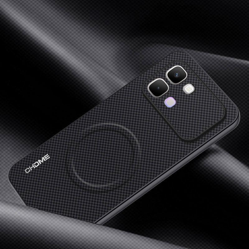 คาร์บอนไฟเบอร์ Hard Case สําหรับ Infinix Note Edge NoteEdge X6887 พร้อมแหวนแม่เหล็กยืดหยุ่น TPU กันชน MagSafe ไร้สายชาร์จลายนิ้วมือ-Resistant ฝาครอบกันกระแทก
