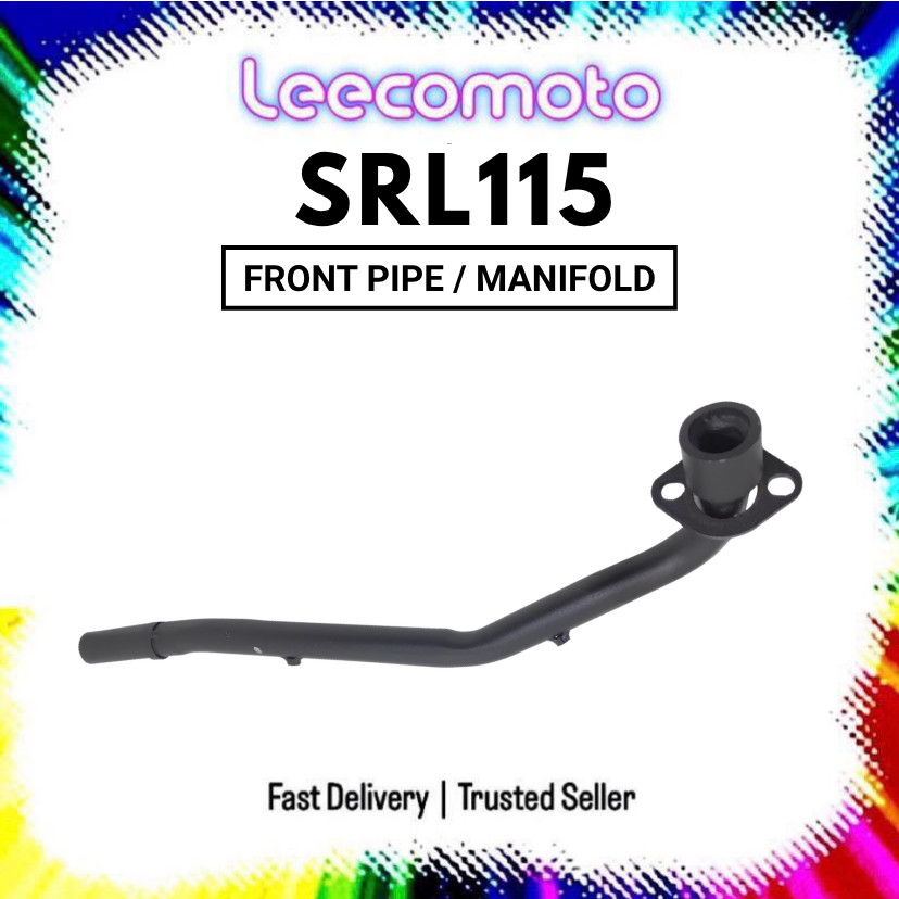 Lagenda SRL115 มาตรฐาน 22 มม.ไอเสียคอ, SRL 115 ท่อด้านหน้า Manifold miniful lagenda115 lagenda 115