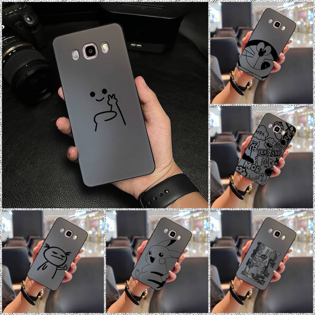 SAMSUNG นุ่มป้องกันเคสโทรศัพท์สําหรับSamsung Galaxy J710/J7 2016/J7108 Anti-KNOCKแฟชั่นออกแบบกระเป๋าโทรศัพท์น่ารักGraffiti TPUการ์ตูนกันน้ําทนทานสกปรกทนเต็มห่อ