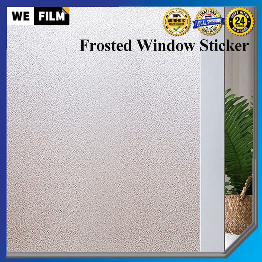 [เครื่องมือฟรี] WEFILM 3DPrivacy Protection Frosted สติ๊กเกอร์ติดกระจก Frosted Self Adhesive สติกเกอร์กระจกสำหรับ Home