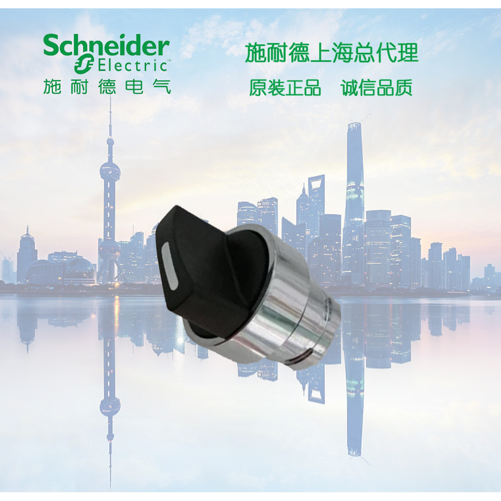 [ของแท้ดั้งเดิม] Schneider 2-Bit Selection Switch Head Self-Reset ZB2BD4C