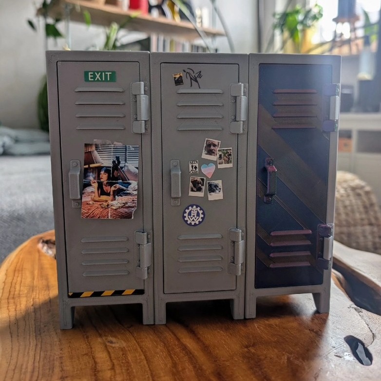 0051 Mini Magnet Locker – การจับคู่บล็อกขนาดกะทัดรัดสุด - Mini Magnet Locker – Stack & Snap Storage