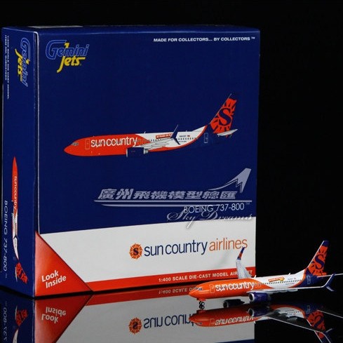 [] GeminiJets GJSCX1960 Sun City Airlines โบอิ้ง B737-800S N842SY 1: 400
