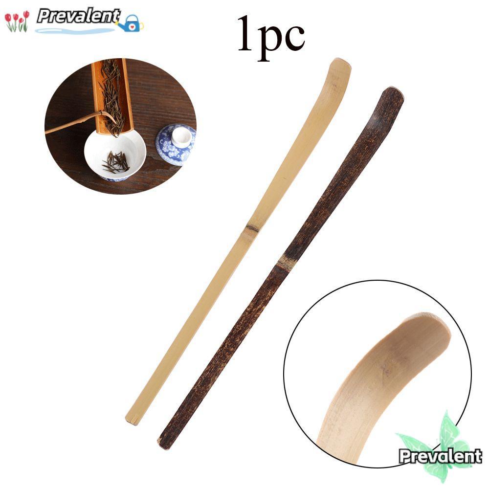 PREVALENT Matcha Spoon Teaware Handmade Spice Gadget เครื่องมือห้องครัวไม้ไม้ไผ่สีดํา