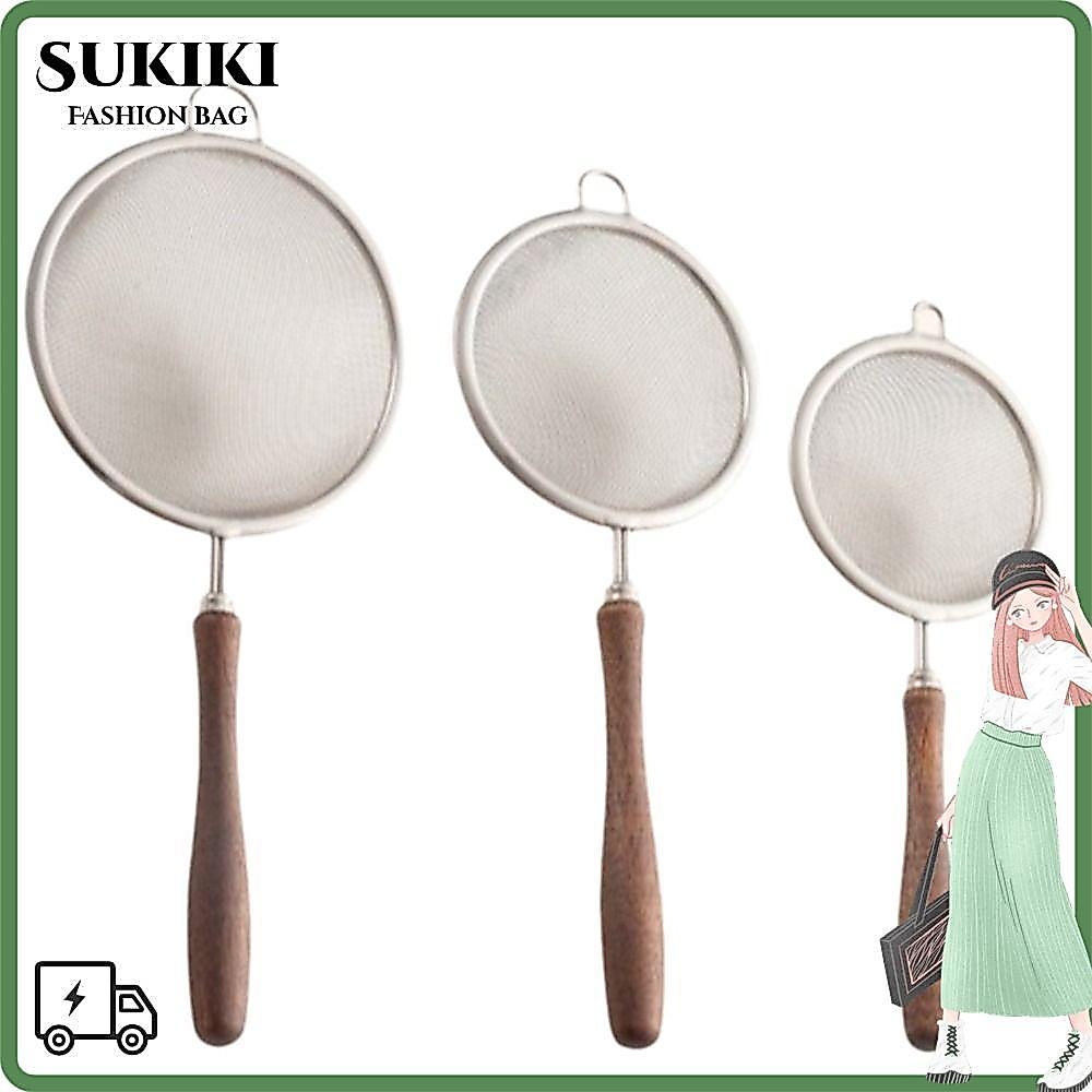 SUKIKI Matcha Sifter, Very Fine Mesh Stainless Steel Fine Mesh Filter, ทําความสะอาดง่ายที่กรองชากันส