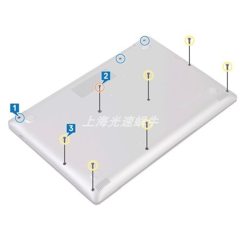 Dell Dell Dell Inspiron Inspiron 3593 D Shell Screw สกรูยึดเปลือกด้านล่าง สกรูโน๊ตบุ๊ค