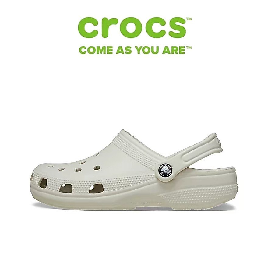 [Original Crocs Classic Clog EVA รองเท้าแตะกลางแจ้ง Unisex สีเทา 10001-0HZ