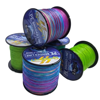 สายเอ็นตกปลา PE ถัก 4 เส้น ยาว 300 เมตร สาย PE ม Multi-color Optional Fishing Line