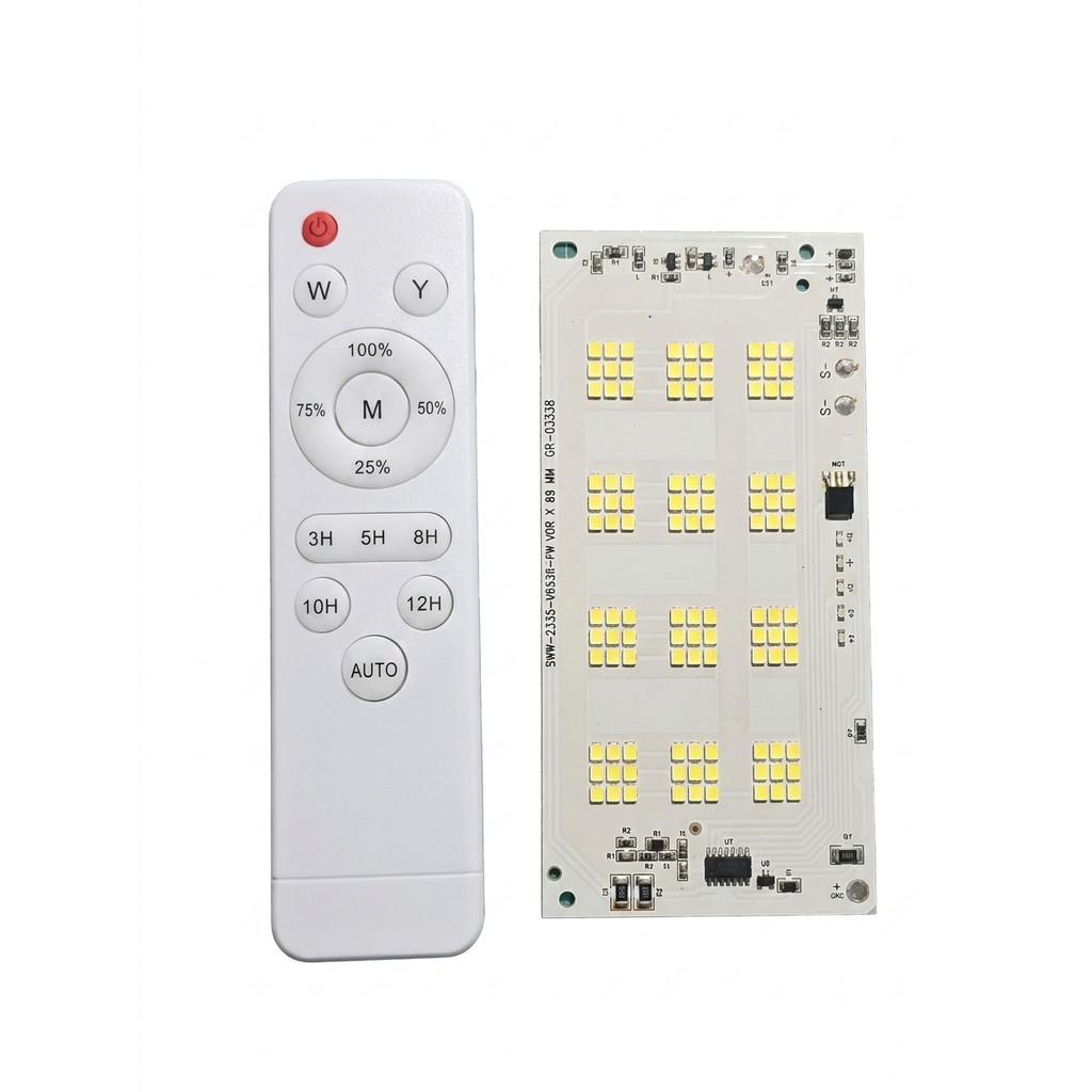 ชุดแผงควบคุมและแผงไฟ LED อัจฉริยะ (Smart Solar LED Controller & Light Panel Kit)