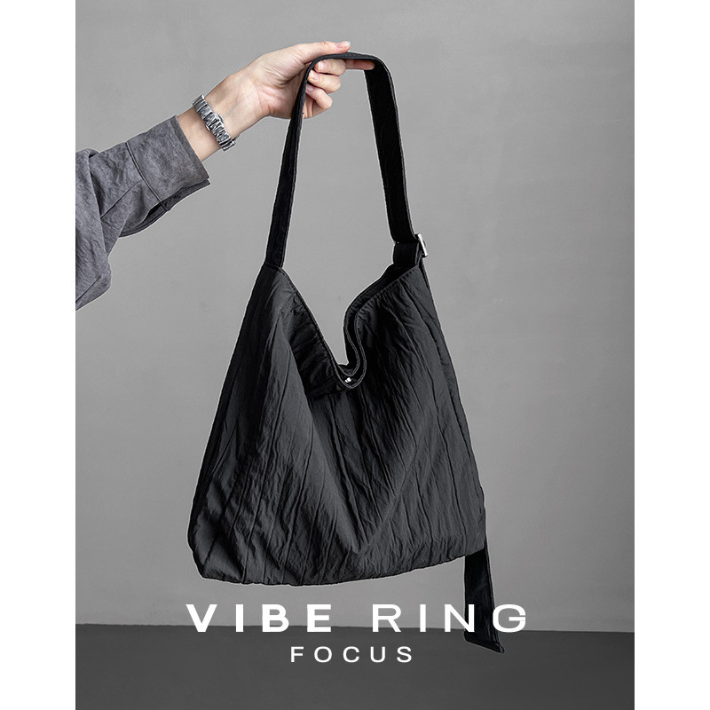 11 Loose Life < Simple Lazy Style Tote Bag 2025 Spring Summer Casual Shoulder Cloth Bag Relaxed Life