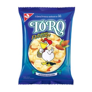 โตโร ป๊อปคอร์นผสมอัลมอนด์ Toro Popcorn Almond 60g.