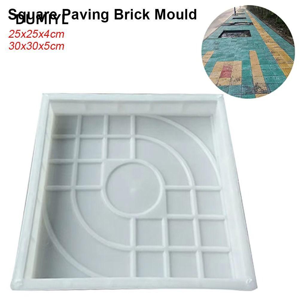 DUMMYL 1 ชิ้น Stepping Stone Paver, สแควร์รูป DIY Paving อิฐ Mould, พลาสติกนํากลับมาใช้ใหม่ Walk Maker สําหรับสนามหญ้า Patio Yard Garden