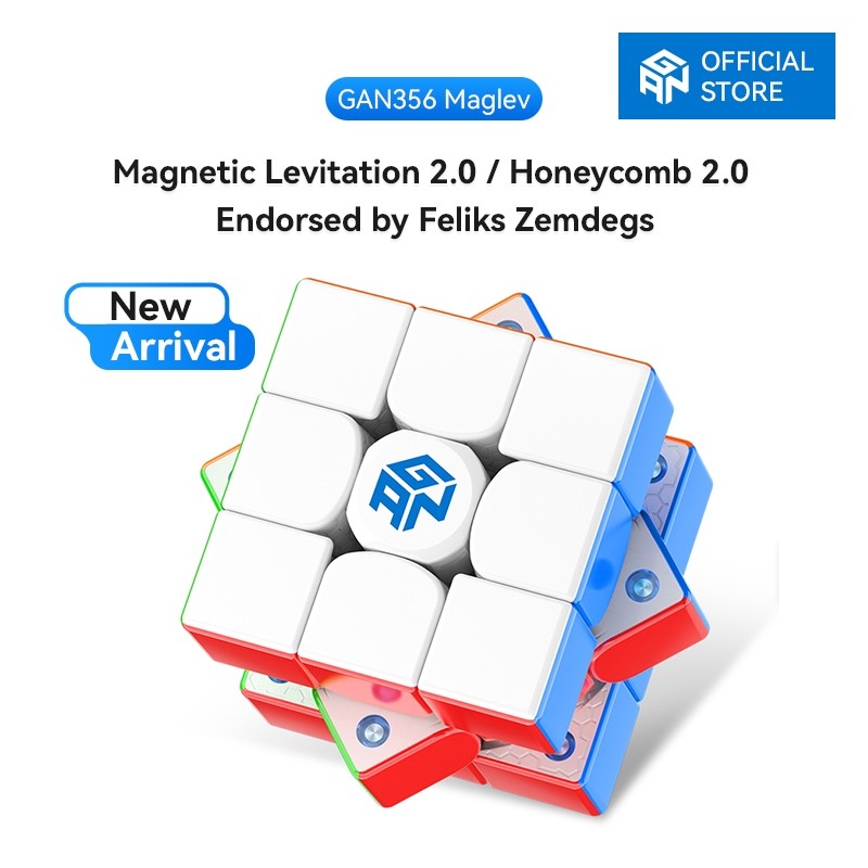 GAN Maglev 356 ลูกบาศก์ความเร็วแม่เหล็กเรียบสําหรับการแข่งขัน Cube 3x3