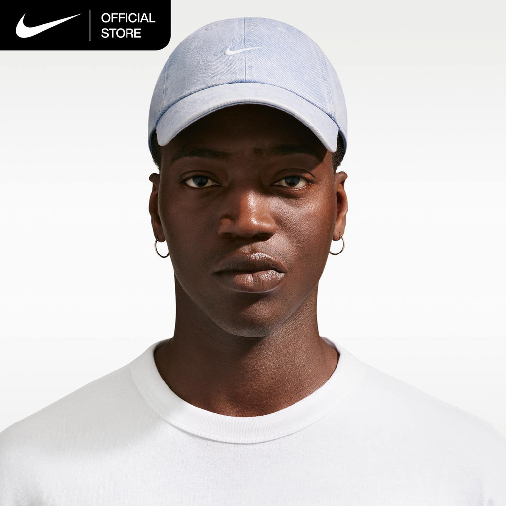 Nike Club Unstructured Denim Cap - Work Blue [HF0383-486]