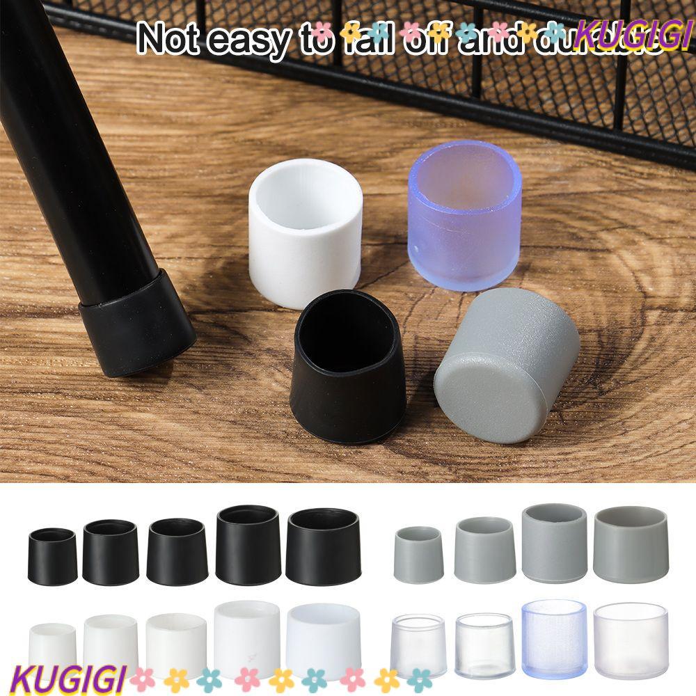 KUGIGI 10 ชิ้น/เซ็ตเก้าอี้ขาหมวกชั้น Protectors รอบถุงเท้าด้านล่างแผ่นซิลิโคน
