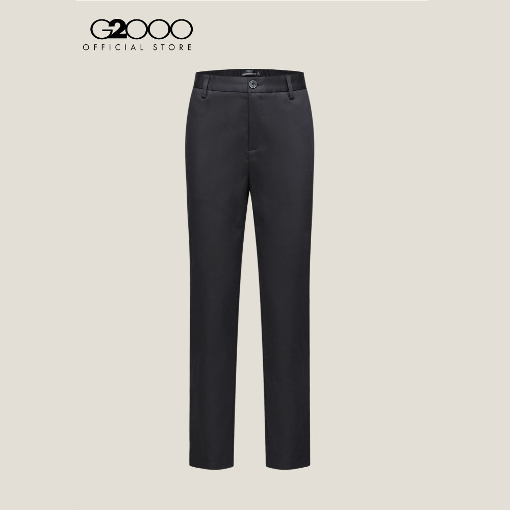 G2000 กางเกงขายาวสำหรับผู้หญิง Cropped Cigarette Shape รุ่น 5126207699 BLACK