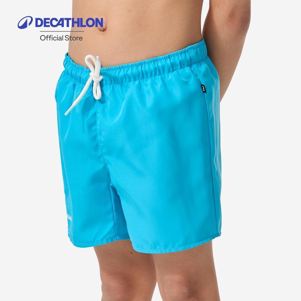 Decathlon Boys’ Swim Shorts กางเกงว่ายน้ำขาสั้นสำหรับเด็กผู้ชาย รุ่น 100 - Blue