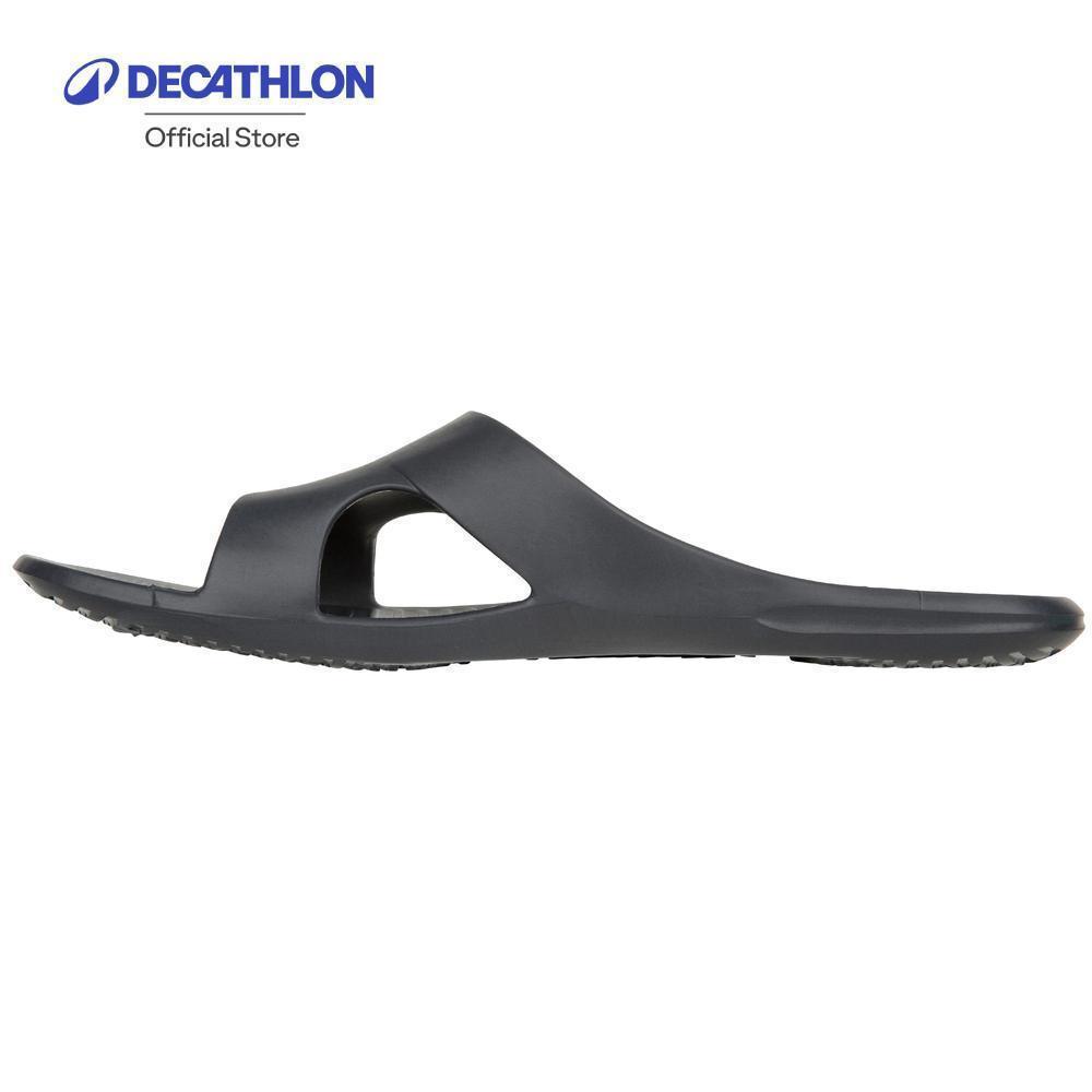 Decathlon Men'S Pool Sandals Slap 100 Basic รองเท้าแตะเดินริมสระสำหรับผู้ชายรุ่น Slap 100 Basic - Grey