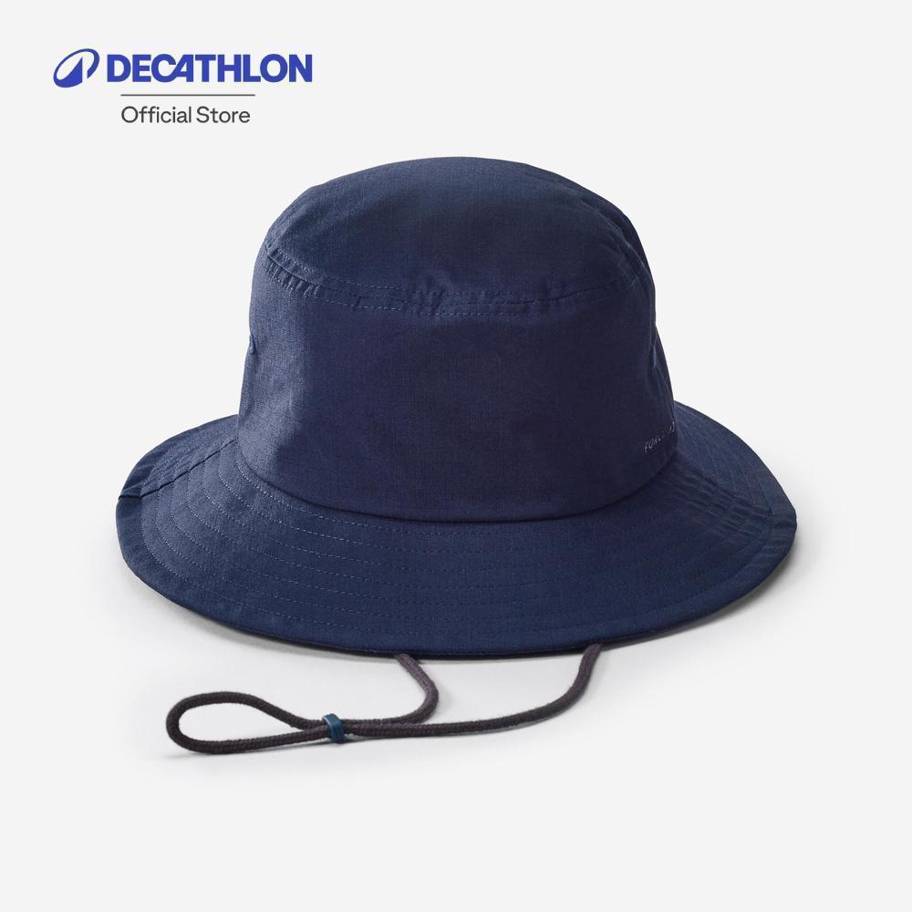 Decathlon Anti-UV Trekking Hat Travel 100 หมวกเดินป่า กันรังสียูวีรุ่น Travel 100 - Blue