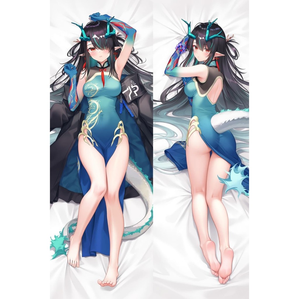 Arknights Dusk Dakimakura ปลอกหมอนพิมพ์สองด้านน่ารัก