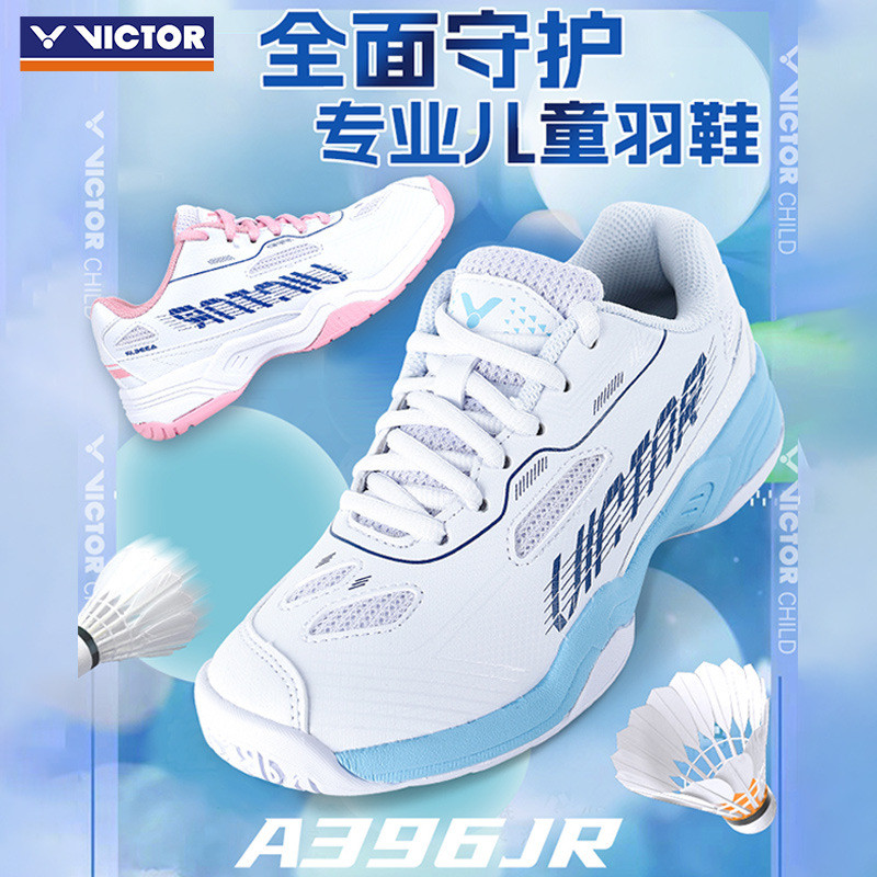 VICTOR VICTOR VICTOR VICTOR เด็กรองเท้าแบดมินตันชายหญิงรองเท้ากีฬาน้ําหนักเบารองเท้ากันลื่นดูดซับแรง