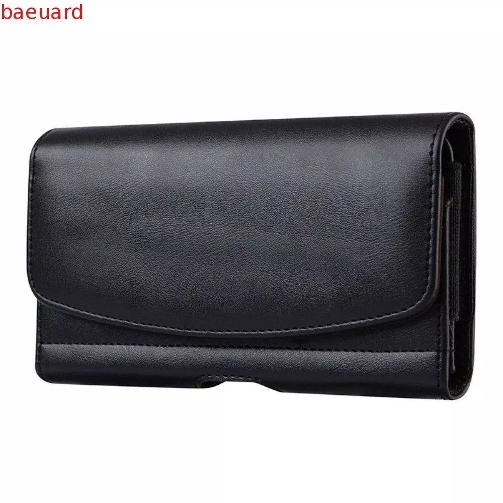 BAEUARD กระเป๋าใส่โทรศัพท์คาดเอวหนังแนวนอน