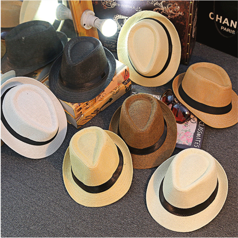 หมวก Fedora ผู้ใหญ่ (หมวก Bruno Mars) หมวกสำหรับผู้ชายหญิง หมวกแจ๊สสวยงามเกาหลี หมวกหลากหลาย