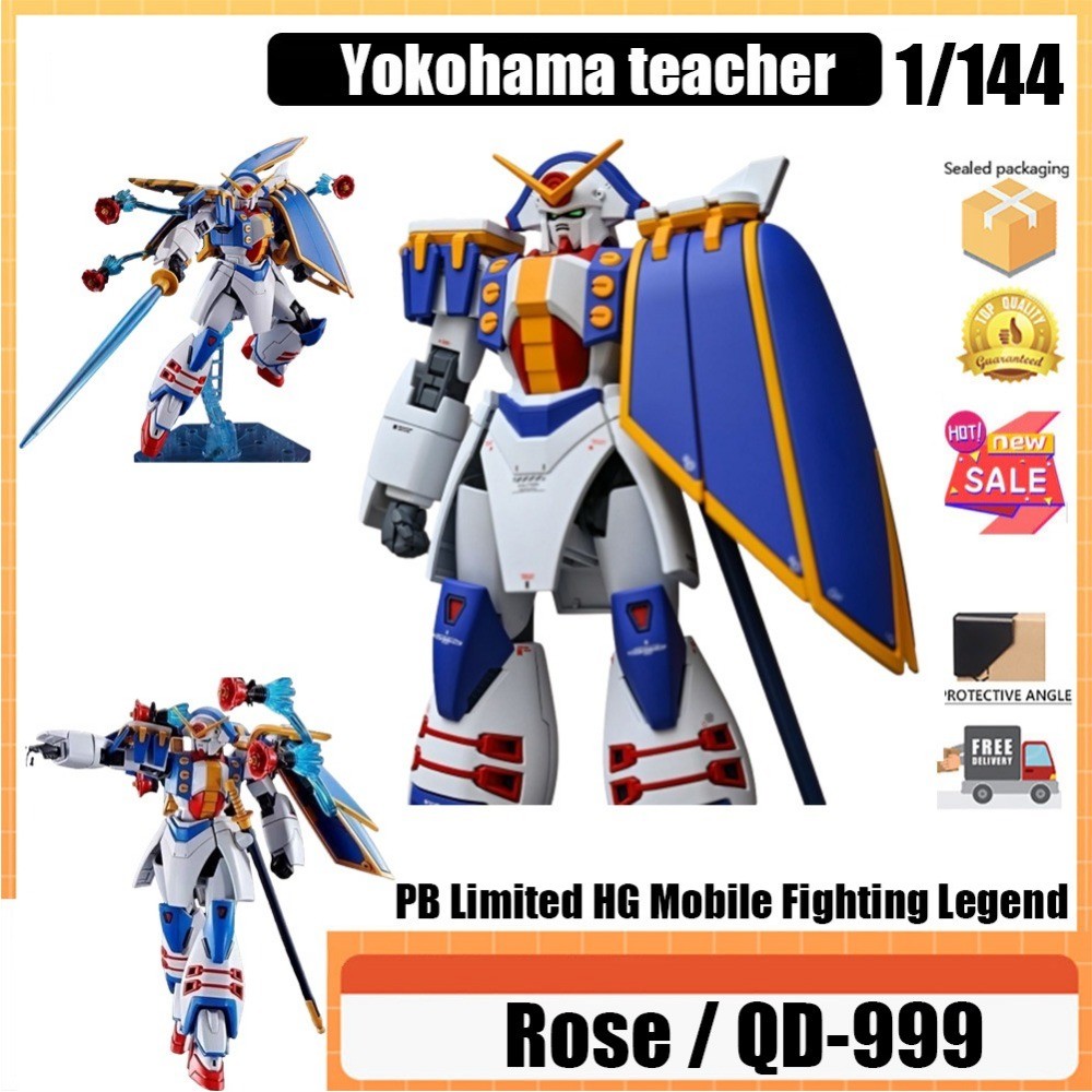 Yokohama ครู QD-999 คอลเลกชัน PB Limited HG 1/144 Mobile Fighting Rose Assembly Model