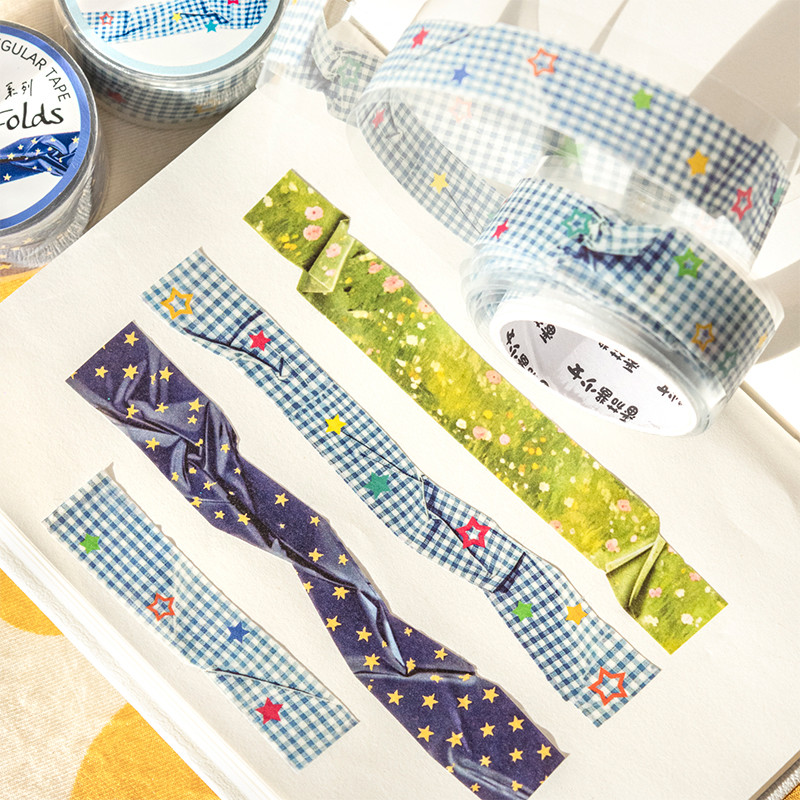 ดอกไม้สด Star Washi เทปดอกไม้ความงามตกแต่งเทปสําหรับ Journal Planner สมุดภาพการ์ดห่อของขวัญ DIY