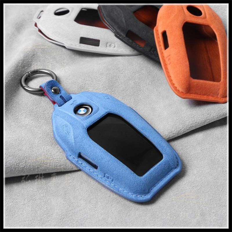 Alcantara BMW LCD Key Case BMW หน้าจอ LCD Key Case X3 X5 X7 7 Series สมาร์ทใหม่ 5 Series 535Le6gt กร