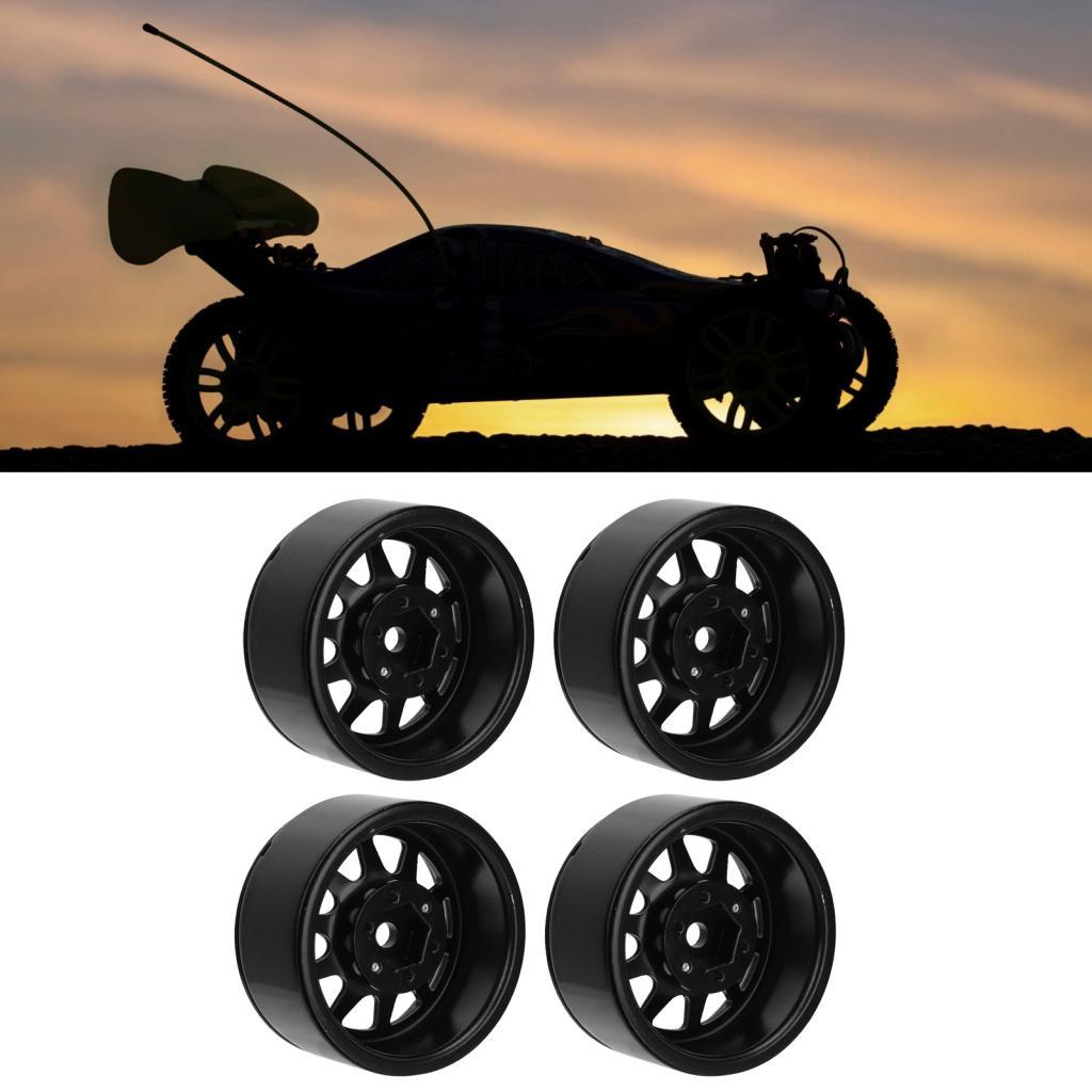 Phoenixshop RC Wheel Hub Strong Road Support (สีดํา)