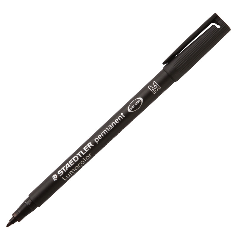 STAEDTLER ปากกาเขียนแผ่นใสลบไม่ได้ รุ่น 317-9 ขนาด 1.0 มม. สีดำ