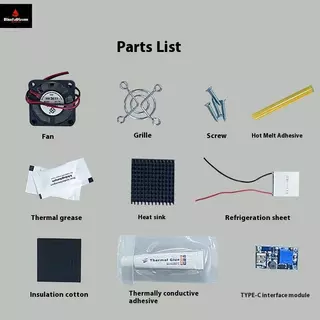 1 ชุด 40*40 มม.ชิปเครื่องทําความเย็นเซมิคอนดักเตอร์ SR-01 5V DIY Thermoelectric Cooler Peltier Elemente โมดูล